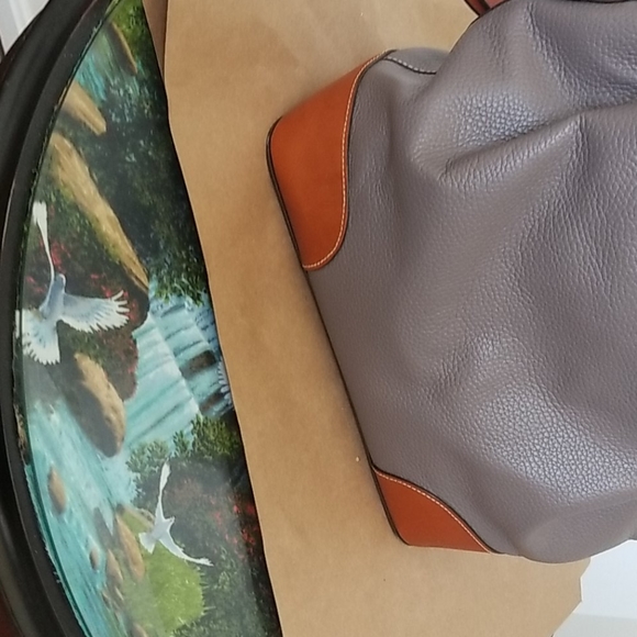 Dooney and Bourke Leather Tote - Picture 2 of 6